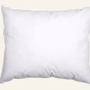 Medelhög fjäderkudde vit - 50x60 cm Säker betalning
