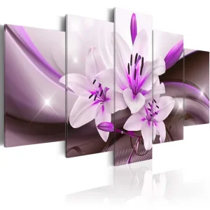 Tavla Violet Desert Lily 200x100 - Inredning & dekor Populärt val