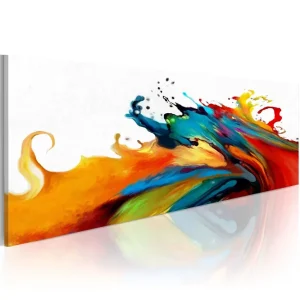 Tavla Colorful Storm 120x40 - Inredning & dekor Begränsat erbjudande