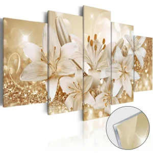 Tavla På Akryl Golden Bouquet 100x50 - Inredning & dekor Fynd