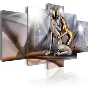 Tavla Gold Couple 100x50 - Inredning & dekor Fynd