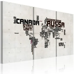 Tavla What A Wonderful World Triptych 60x40 - Inredning & dekor Trygg betalning
