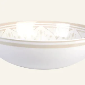 risnedsättning Stor skål beige - ø34 cm