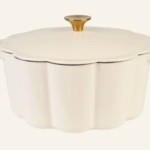 Gjutjärnsgryta rund creme - 4300ml Begränsat antal