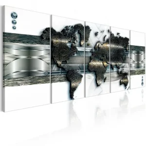Tavla Three-Dimensional Map 225x90 - Inredning & dekor Beställ nu