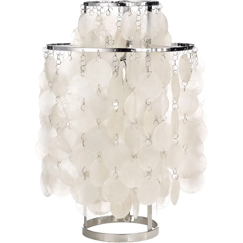 Snabb leverans FUN 2TM Bordslampa, Krom / Seashell