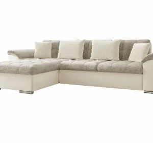 Camior 3-sits Hörnbäddsoffa Grey - Möbler Premium