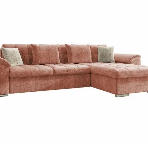Snabb leverans Camior 3-sits Hörnbäddsoffa Pink - Möbler