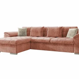 Expressleverans Camior 3-sits Hörnbäddsoffa Pink - Möbler