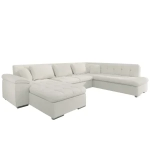 Sakri 5-sits Hörnbäddsoffa White - Möbler Erbjudandepris
