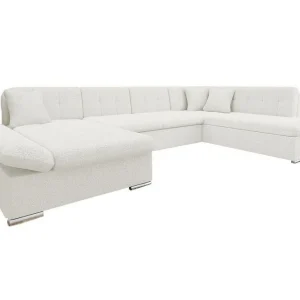 Handla nu Zumar 5-sits Hörnbäddsoffa White - Möbler