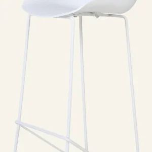 Barstol vit - 44x43x79 cm Erbjudandepris