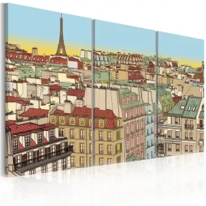 Tavla Sweet Paris 120x80 - Inredning & dekor Trygg betalning
