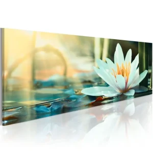 Tavla The Lake Of Lotus 150x50 - Inredning & dekor Snabb leverans