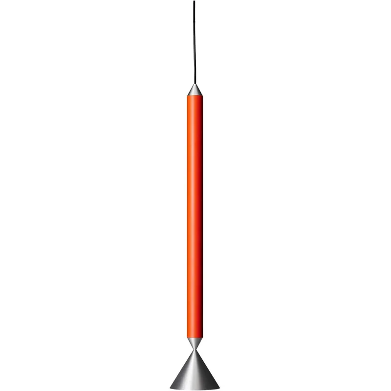 Apollo 59 Pendel, Red Orange / Polerat Aluminium Extra rabatt