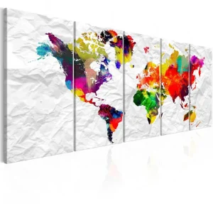 Tavla World On Paper 225x90 - Inredning & dekor Lägg i varukorgen