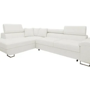 Fri frakt Reginia 3-sits Hörnbäddsoffa White - Möbler