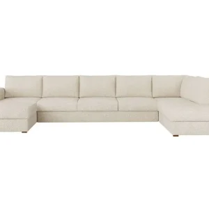 Expressleverans Kintore 6-sits Hörnbäddsoffa White - Möbler