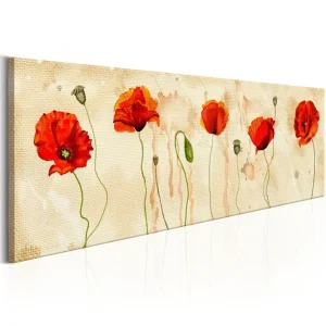 Tavla Tears Of Poppies 120x40 - Inredning & dekor Kampanjpris