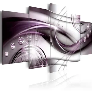 Tavla Violet Glow 200x100 - Inredning & dekor Outlet