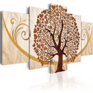 Tavla The Golden Tree Of Love 100x50 - Inredning & dekor Endast denna vecka
