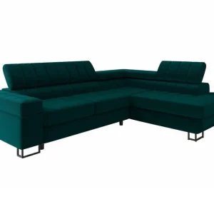 Kintore 3-sits Hörnbäddsoffa Dark Turquoise - Möbler risnedsättning
