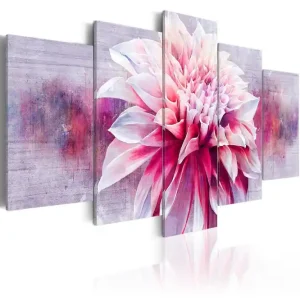 Tavla Violet Dahlia 200x100 - Inredning & dekor Erbjudandepris