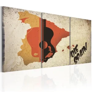 Tavla Spanien Gitarr Och Flamenco 60x30 - Inredning & dekor Rabatter