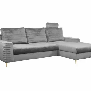 Nyhet Kintore 3-sits Hörnbäddsoffa Light grey/Dark grey - Möbler