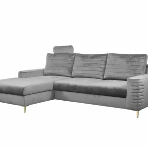 Kintore 3-sits Hörnbäddsoffa Ljusgrå - Möbler Rea