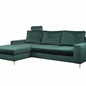 Kintore 3-sits Hörnbäddsoffa Green - Möbler Säker betalning