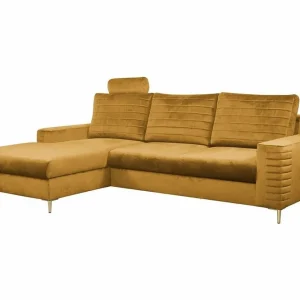 Kintore 3-sits Hörnbäddsoffa Yellow - Möbler Populärt val
