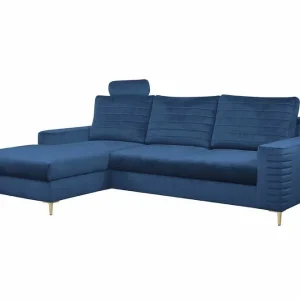 Kampanj Kintore 3-sits Hörnbäddsoffa Dark blue - Möbler