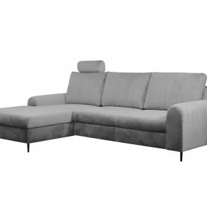 Kintore 3-sits Hörnbäddsoffa Light grey/Dark grey - Möbler Billig