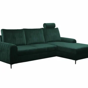 Lägg i varukorgen Kintore 3-sits Hörnbäddsoffa Dark green - Möbler