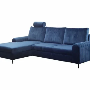 Kintore 3-sits Hörnbäddsoffa Dark blue - Möbler Extra rabatt