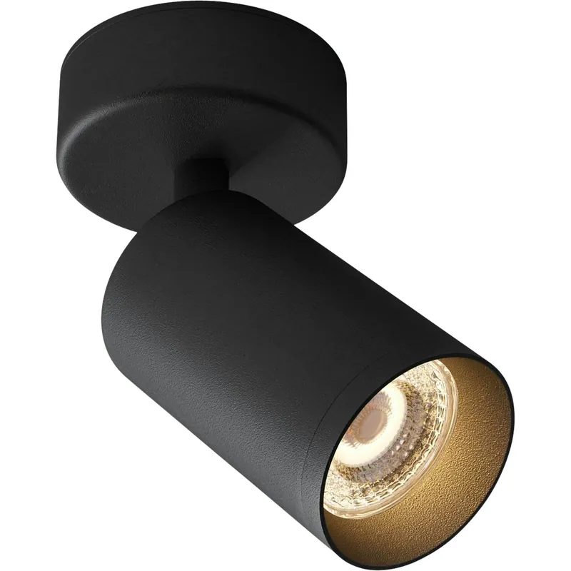 Fri frakt Canspot 55 Single Spotlight, Svart