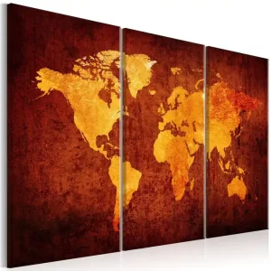 Tavla World Of Orange 90x60 - Inredning & dekor Expressleverans
