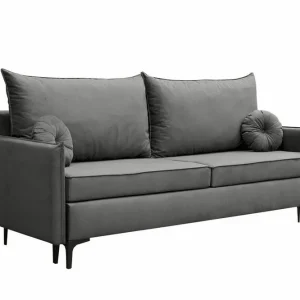 I lager Knocklong 2-sits Bäddsoffa Dark grey - Möbler