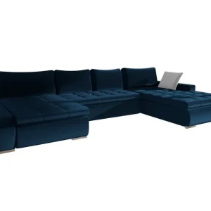 Kintore 4-sits Hörnbäddsoffa Dark blue - Möbler Begränsat erbjudande