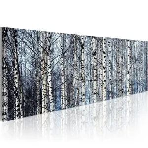 Begränsat antal Tavla Vita Björkar 120x40 - Inredning & dekor