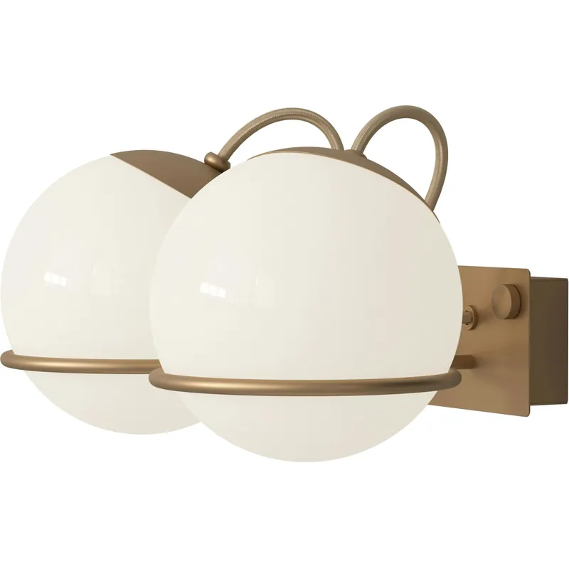 Endast denna vecka Model 237/2 Vägglampa, Champagne