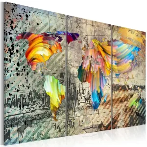 Tavla World Full Of Colours 120x80 - Inredning & dekor Extra rabatt