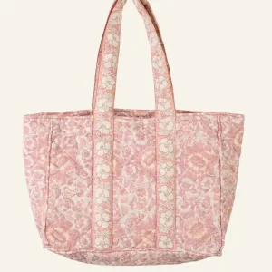 Rabatt Liten tygväska multi/rosa - 30x40 cm