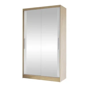 Glenmore Garderob m. Spegel Wood/nature - Förvaring Trygg betalning