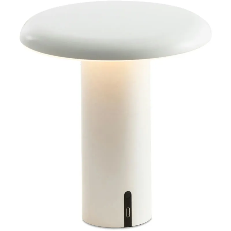 Takku Bordslampa Portabel, Varnished White Sista chansen