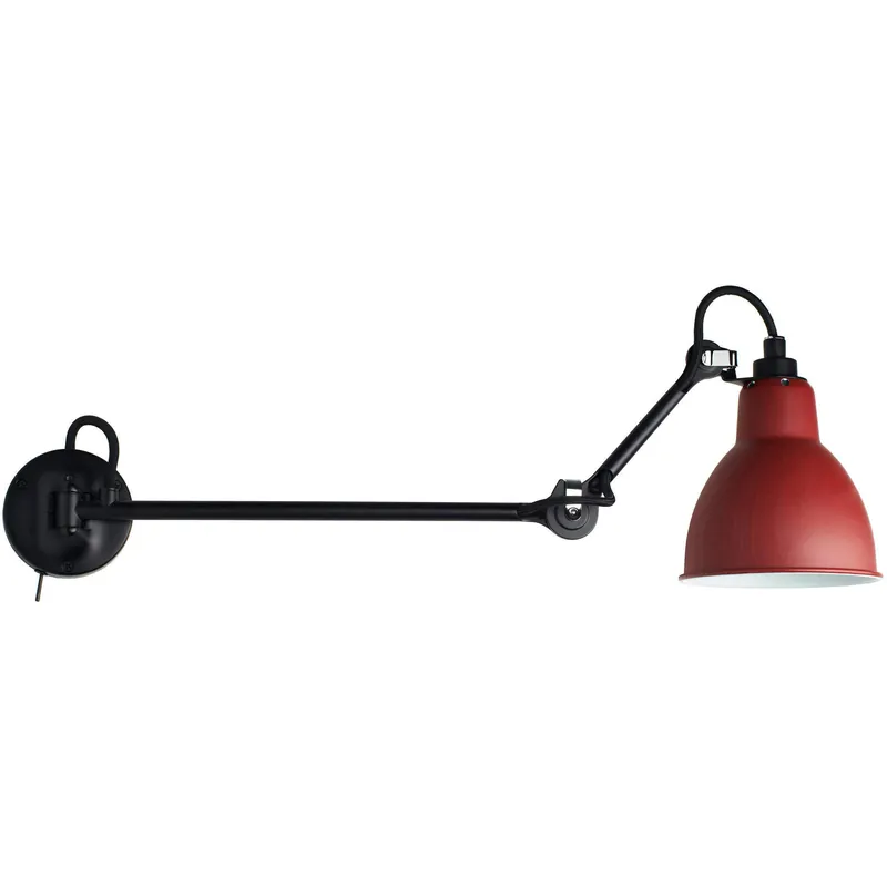 Erbjudandepris Lampe Gras N°204 L40 SW Vägglampa, Röd