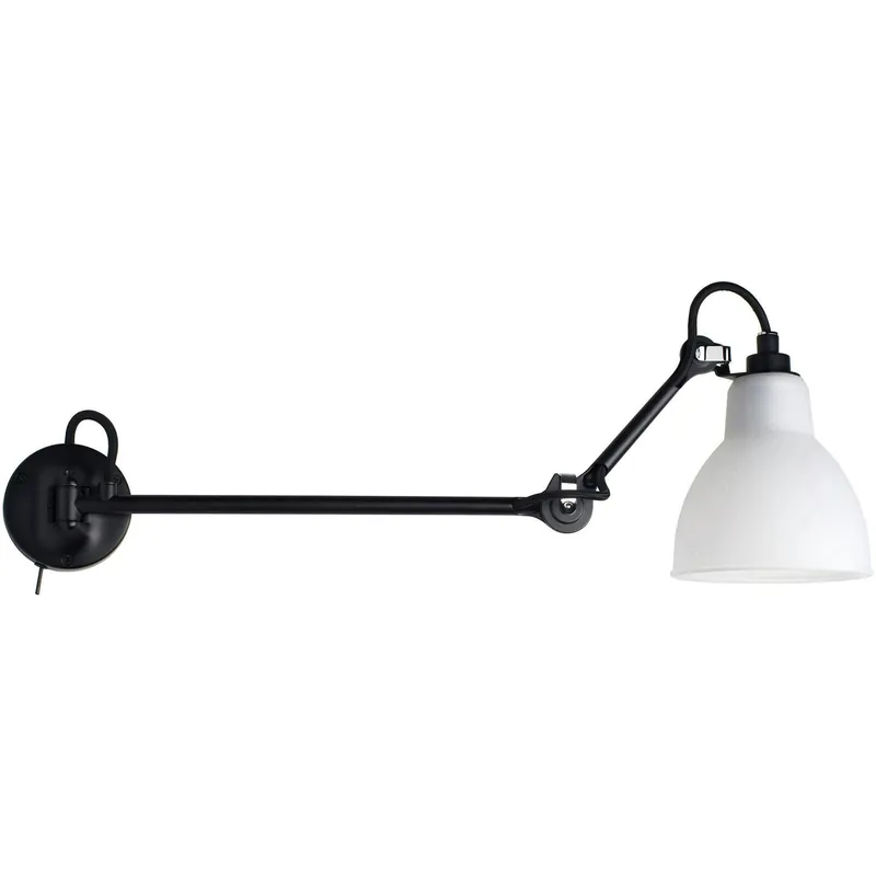 Lampe Gras N°204 L40 SW Vägglampa, Polykarbonat Populär