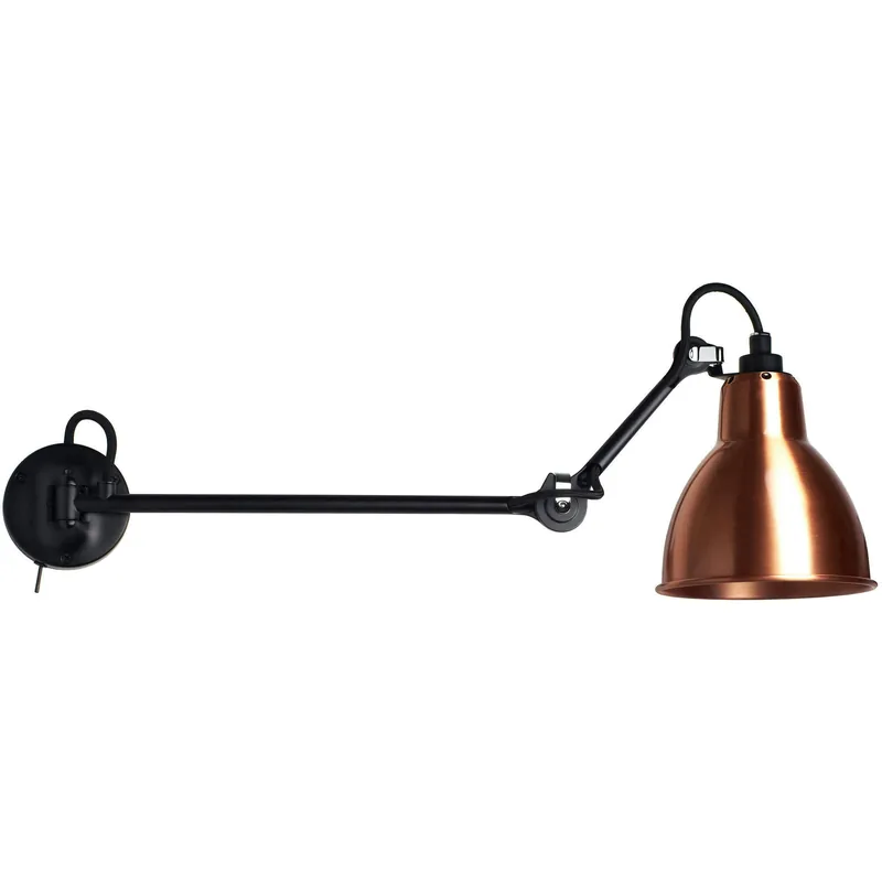 Lampe Gras N°204 L40 SW Vägglampa, Koppar Lågt pris
