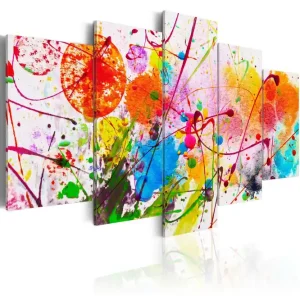 Tavla Summer Of Colours 200x100 - Inredning & dekor risnedsättning